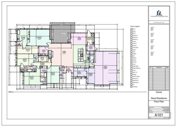 design document residential floor plan custom home