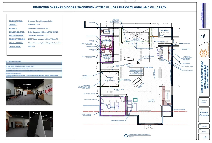 initial design and cost analysis