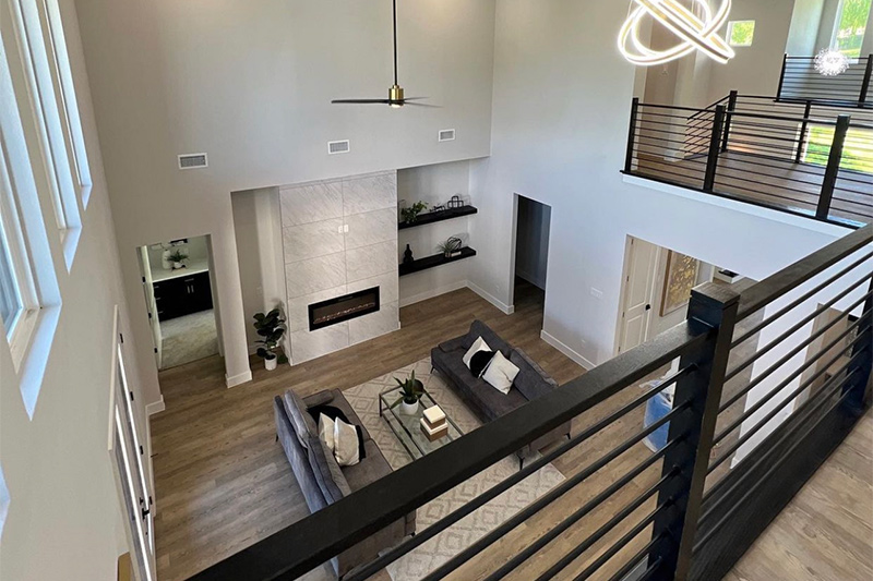 living room remodel project 7