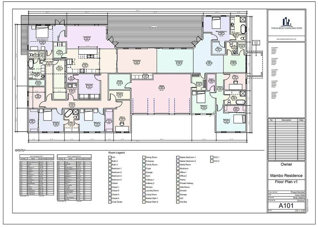 schematic design residential floor plan