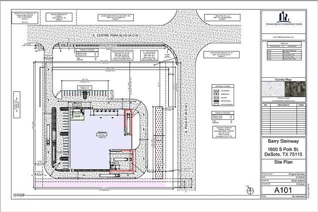 site plan barry